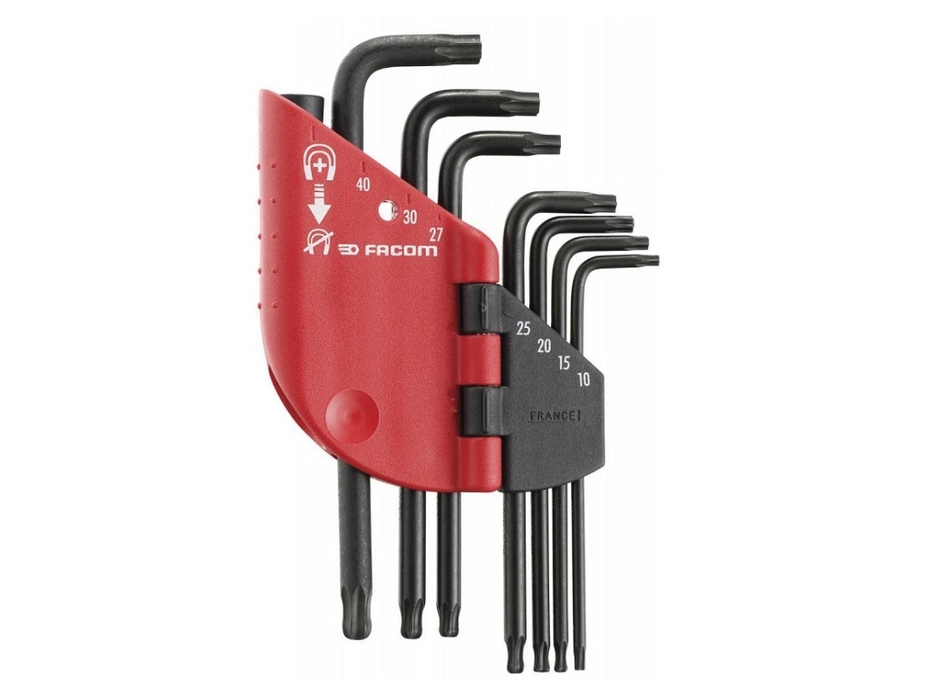 Εργαλεία Χειρός - Facom - Set με 7 κλειδιά TAMPER TORX® / RESISTORX® κεφαλή σφαιρίδιο